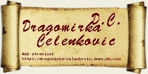 Dragomirka Čelenković vizit kartica